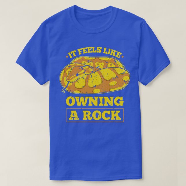 Camiseta Ball Python Rock Snover (Diseño del anverso)