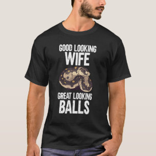 Camiseta Ball Python Snake Reptile Noodle Reptile Snek