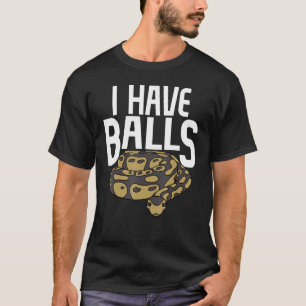 Camiseta Ball Python Snake Tengo Bolas