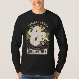 Camiseta Ball Python Vintage Classic Retro Animal