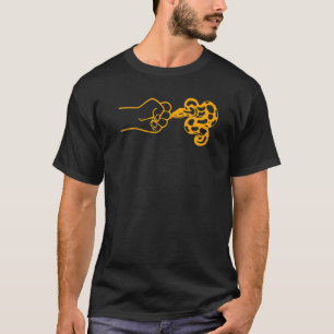 Camiseta Ball Python y mano 3