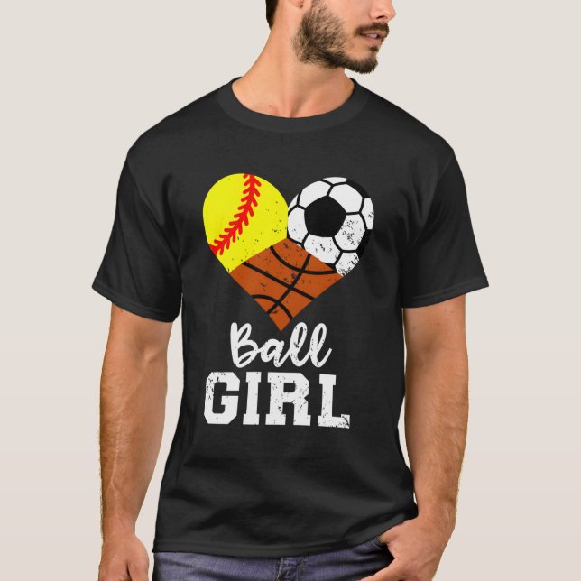 Camiseta Ball Softball Soccer Basketball (Anverso)