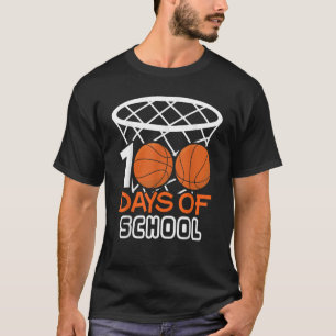 Camiseta Ball Sport Student 100th Day Basketball 100 Days O