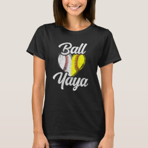 Camiseta Ball Yaya Baseball Equipo de Softbol Deportivo