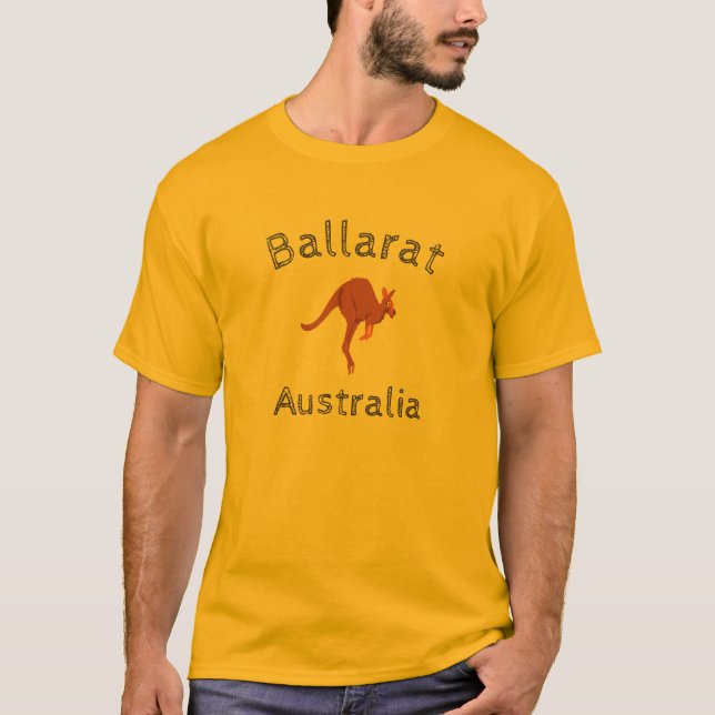 Camiseta Ballarat Australia Kangaroo (Anverso)