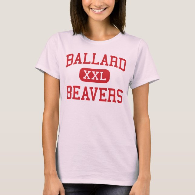 Camiseta Ballard - castores - alto - Seattle Washington (Anverso)