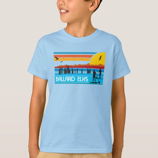Camiseta Ballard Elks Sunset (Anverso)