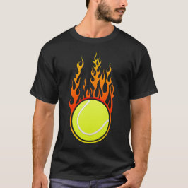 Camiseta balle tennis flamme feu flame logo 3110 A