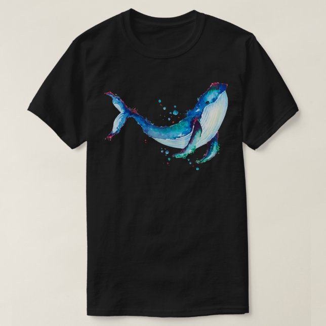 Camiseta Ballena acuática 5 (Diseño del anverso)