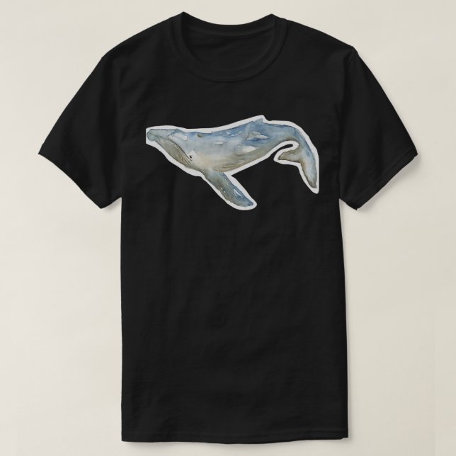 Camiseta Ballena acuática Humpback 1 (Diseño del anverso)
