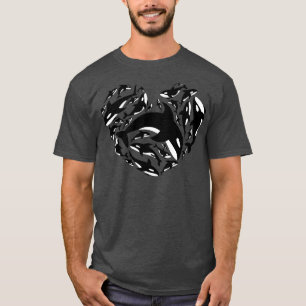 Camiseta Ballena asesina de las orcas de amor
