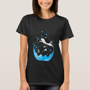 Camiseta Ballena asesina de orca animal orca animal