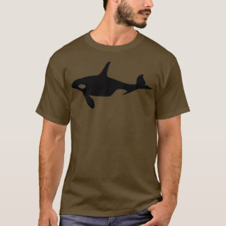 Camiseta Ballena asesina negra y blanca 1