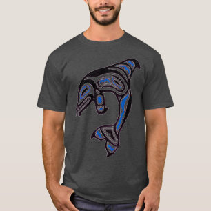 Camiseta Ballena Asesina Orca Pacífico NW Nativo Estadounid