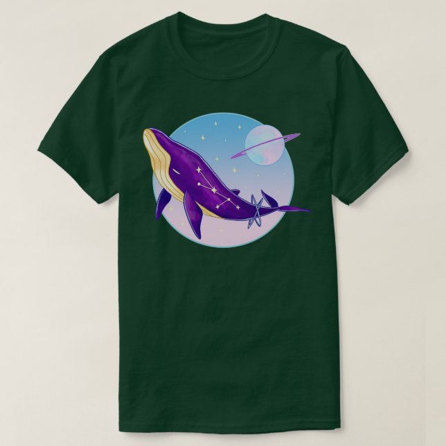 Camiseta Ballena atractiva galáctica (Diseño del anverso)