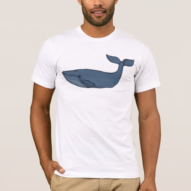 Camiseta Ballena azul (Anverso)