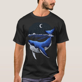 Camiseta Ballena azul
