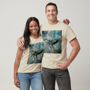 Camiseta Ballena azul
