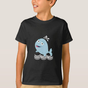 Camiseta Ballena azul
