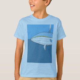 Camiseta ballena azul