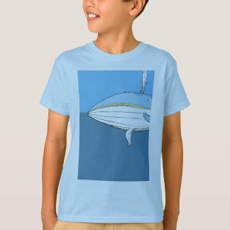 Camiseta ballena azul