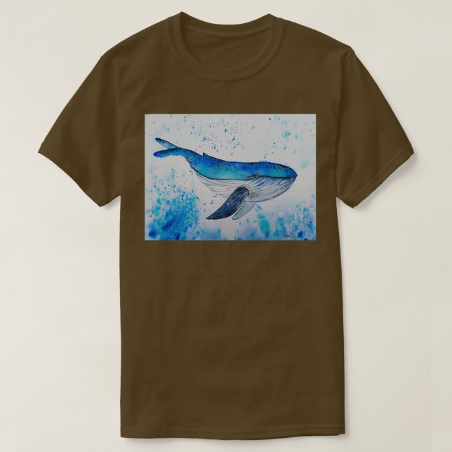Camiseta Ballena azul 2 4 (Diseño del anverso)