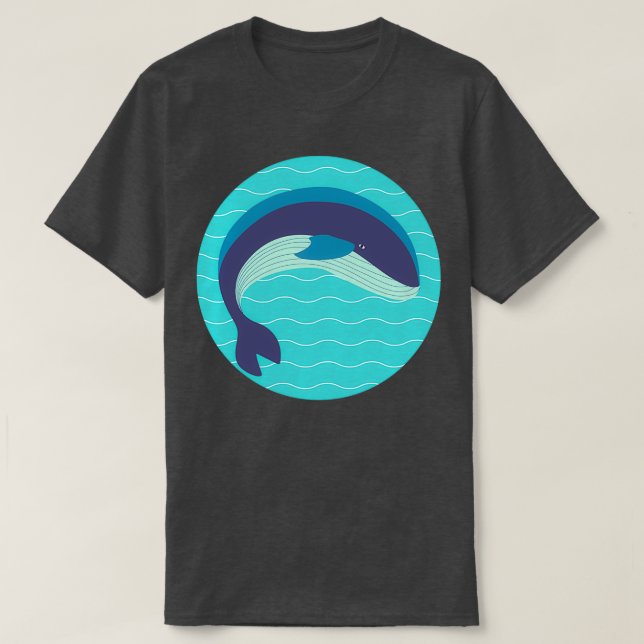 Camiseta Ballena azul 3 3 (Diseño del anverso)