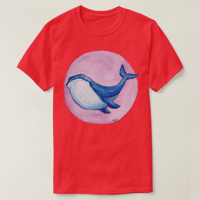Camiseta Ballena azul 50 1 (Diseño del anverso)