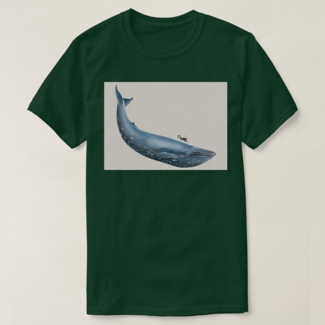 Camiseta Ballena azul 70 (Diseño del anverso)