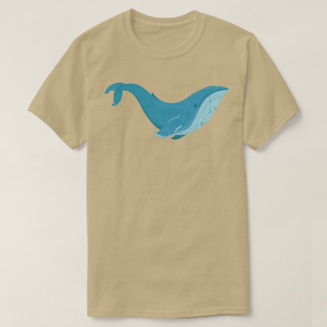 Camiseta Ballena azul 73 2 (Diseño del anverso)
