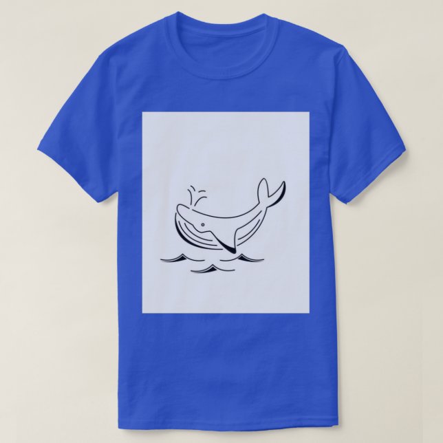 Camiseta Ballena azul 79 (Diseño del anverso)