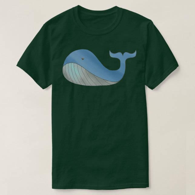 Camiseta Ballena azul 8 (Diseño del anverso)