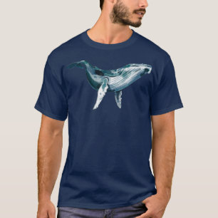 Camiseta Ballena azul 80