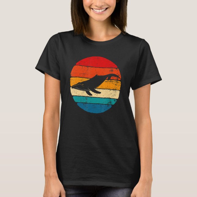 Camiseta Ballena azul, amante de las ballenas, arte de ball (Anverso)