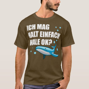 Camiseta Ballena Azul ballena Animales del mar Cita diverti