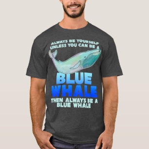 Camiseta Ballena azul ballena azul decir Chiste ballena