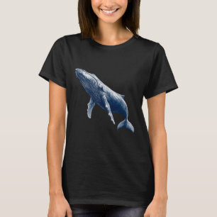 Camiseta Ballena azul biología marina animal mar océano jor