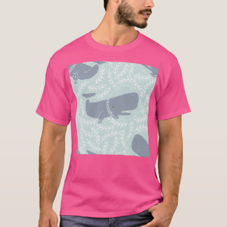Camiseta Ballena azul en un animal espacial