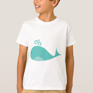 Camiseta Ballena azul linda