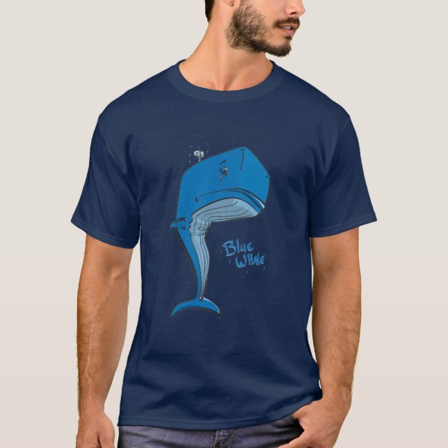Camiseta Ballena azul - marina de guerra (Anverso)