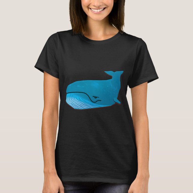 Camiseta Ballena Azul Presumida (Anverso)