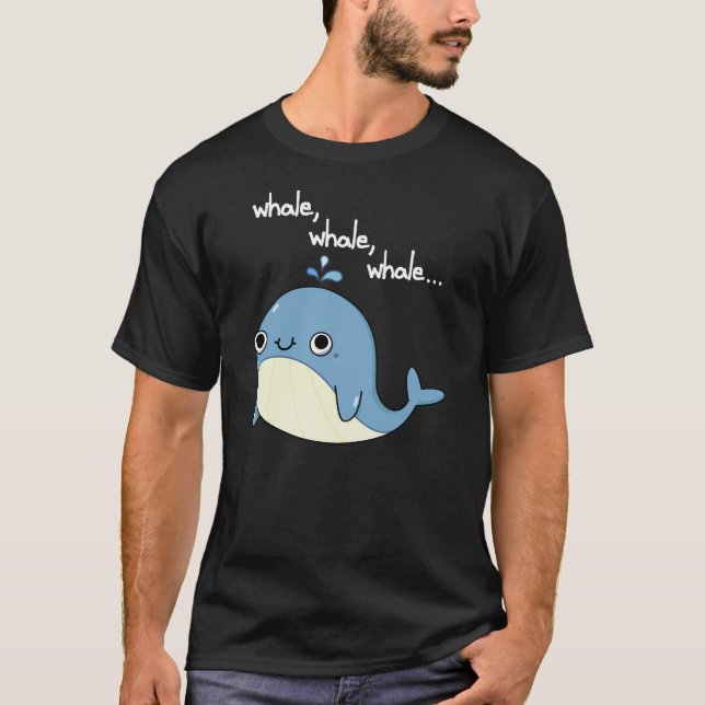 Camiseta Ballena, ballena, ballena, animal de mar de Cute P (Anverso)