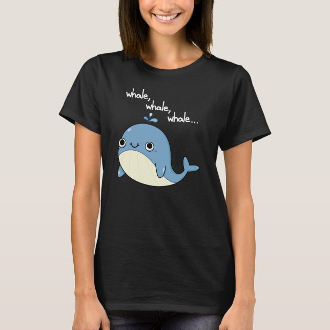 Camiseta Ballena, ballena, ballena, animal de mar de Cute P (Anverso)