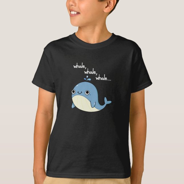 Camiseta Ballena, ballena, ballena, animal de mar de Cute P (Anverso)