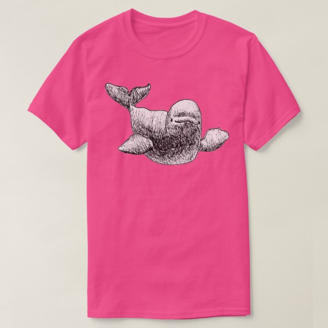 Camiseta Ballena Beluga 2 (Diseño del anverso)