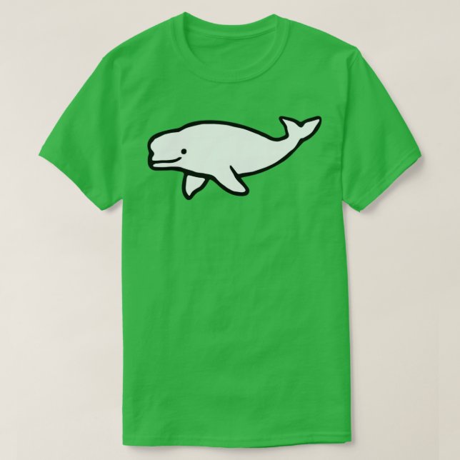 Camiseta Ballena Beluga 4 (Diseño del anverso)