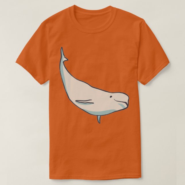 Camiseta Ballena Beluga 5 (Diseño del anverso)