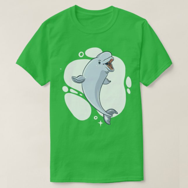Camiseta ballena beluga 9 (Diseño del anverso)
