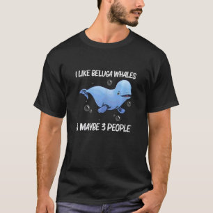 Camiseta Ballena Beluga Cool Para Hombres Mujeres Orca Ball