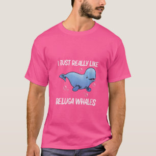 Camiseta Ballena Beluga Genial para Hombres Mujeres Orca Ba